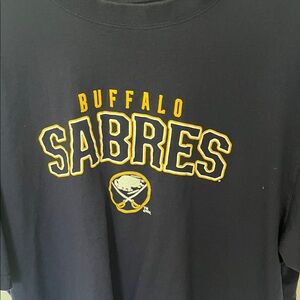 Reebok Classic Black Tee NHL Buffalo Sabers
